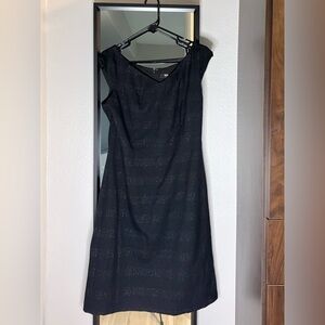 Mossimo Black and Silver Wiggle Dress